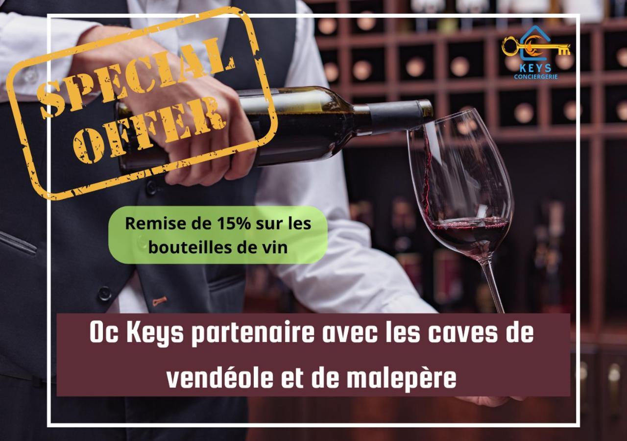 Le Cathare-Limoux-Wifi-Parking Free-Oc-Keys 아파트 외부 사진